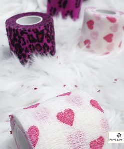 SELBSTHAFTENDE VERBÄNDE - 6 Stück 11 Paws Patch Herz Box I 9000010 I Anordnung L