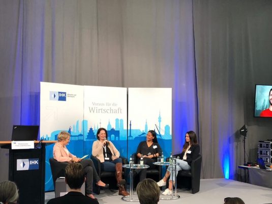 Podiumsdiskussion auf der IHK Existenz Messe München 2018