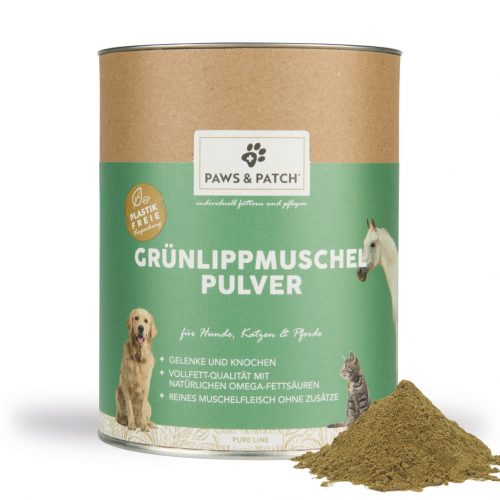 GRÜNLIPPMUSCHEL Pulver 9 Paws Patch Gruenlippmuschel 500g L I 9000124 I Titelbild 1
