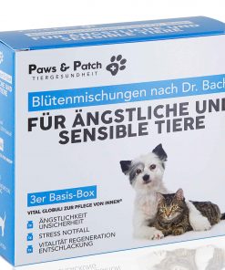 BLÜTENMISCHUNG 3er BASIS-BOX für ÄNGSTLICHE & SENSIBLE TIERE - 3 x 10g