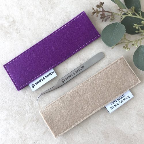 ZECKENPINZETTE SILVY mit ETUI 5 Zeckenpinzette SILVY Etui flieder sand