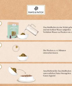 Zucchini Flocken Anwendung