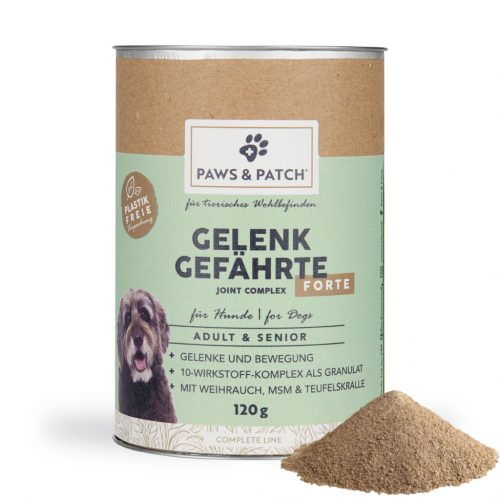GELENK GEFÄHRTE FORTE für Hunde Adult & Senior I Granulat 7 Paws Patch Gelenk Gefaehrte FORTE 120g S I 9000184 I Titelbild 1